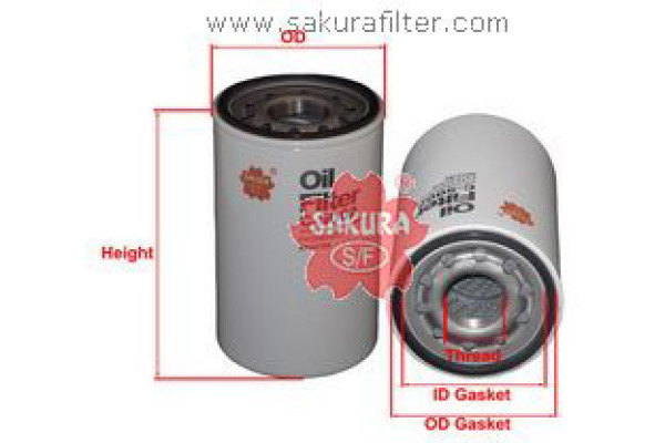 SAKURA C5002 15607-1731,15209-Z5000,15613-89104,F4TZ-6731-A