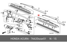HONDA 76620-SZA-R01