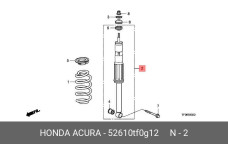 HONDA 52610-TF0-G12