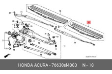 HONDA 76630-SL4-003