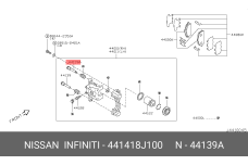 にし NISSAN 44141-JA01A 44141-JA01A