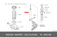 KYB 348021 52610TM8408,52610TM8E01,52610TM8J01