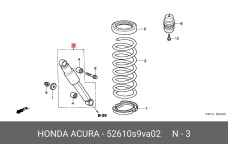 HONDA 52610-S9V-A02