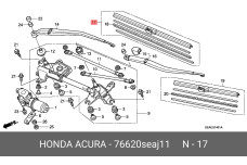 HONDA 76620-SEA-J11