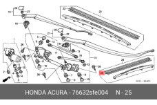 HONDA 76632-SFE-004
