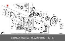 HONDA 45022-TR2-A00