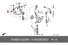 HONDA 51460-SR3-A02