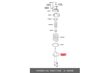 ビット　17冊 HYUNDAI 54651-17500 54651-17500,54651-17650,5465117600