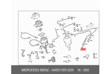 MERCEDES-BENZ A0031591203