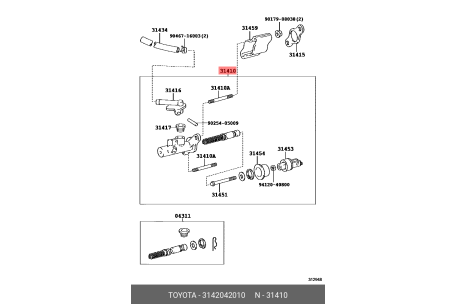TOYOTA 31420-42010 31420-42020,31420-0A010,31420-42010