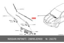 NISSAN 28890-JD900