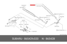 SUBARU 86542-FC020
