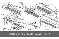 HONDA 76620-SNE-A01