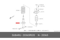 SUBARU 20365FL020