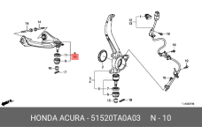 HONDA 51520-TA0-A03