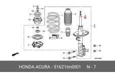 HONDA 51621-TM0-T01