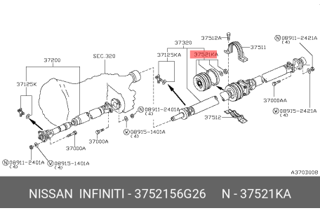 NISSAN 37521-56G26 37521-56G25,37521-33G25,37521-36G25,C7521