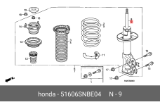 HONDA 51606-SNB-E04