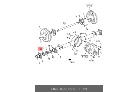 ISUZU 8-97216-797-2 43210-VW100,43210-0W000,8-97216-797-2