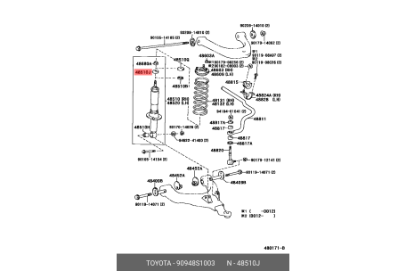 TOYOTA 90948-S1003 90948-01056,90948-01100