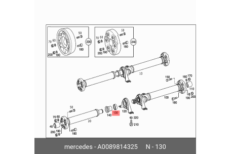 MERCEDES-BENZ A 008 981 43 25 3247.03,26121225071,0029812925