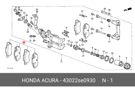 ルート HONDA 43022-SE0-930 43022-SR3-000,43022-SAA-J50,43022-TG0-T00