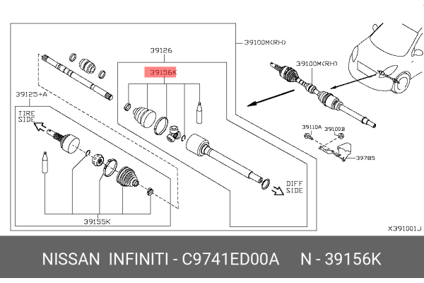 NISSAN C9741-ED00A C9741-ED00A