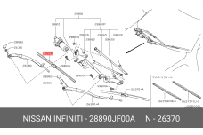 NISSAN 28890-JF00A