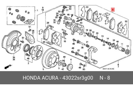 初売りセール HONDA 43022-SR3-000 43022-SR3-G00 少年漫画