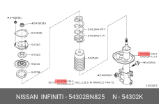 NISSAN 54302-BN825