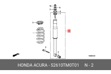 HONDA 52610-TM0-T01