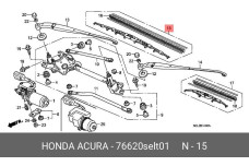 HONDA 76620-SEL-T01