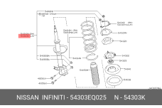 KYB 334361 54303-EQ025,54303-EQ125 KYB 334361 54303-EQ025,54303-EQ125