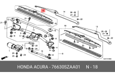 HONDA 76630-SZA-A01