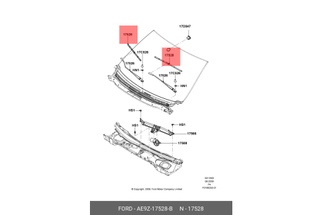 FORD AE9Z-17528-B 5NB 955 426,86542-FE090,86542-KG110,86542