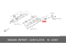 NISSAN 22401-ZJ51B