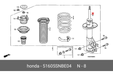HONDA 51605-SNB-E04