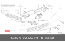 SUBARU 86542-SC110