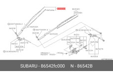 SUBARU 86542-FC000