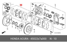 HONDA 45022-S7A-000