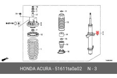 HONDA 51611-TA0-A02