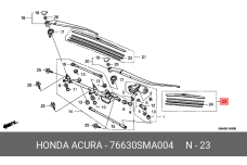 HONDA 76630-SMA-004