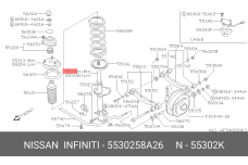 KYB 332026 55302-58A26,55302-50A25 KYB 332026 55302-58A26,55302-50A25