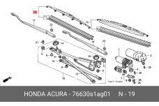 HONDA 76630-S1A-G01