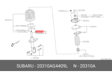 KYB 334372 20310AG000,20310AG001,20310AG020,20310AG080