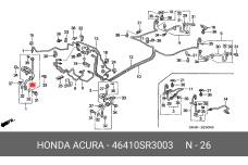 HONDA 46410-SR3-003