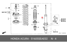 HONDA 51605-SEA-E02