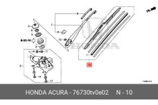 HONDA 76730-TV0-E02