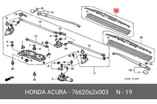 HONDA 76620-S2X-003