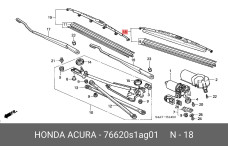 HONDA 76620-S1A-G01
